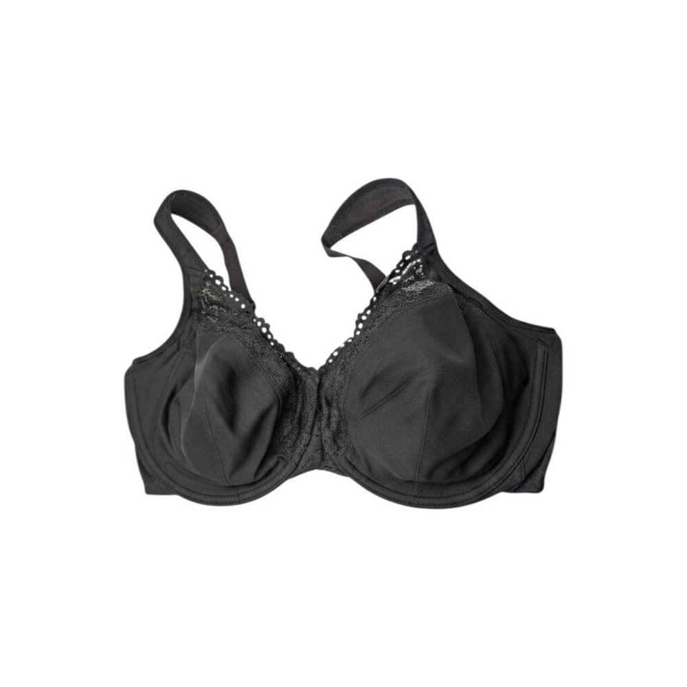 Glamorise MagicLift Lace Full Figure Bra Black 1240 - 42G